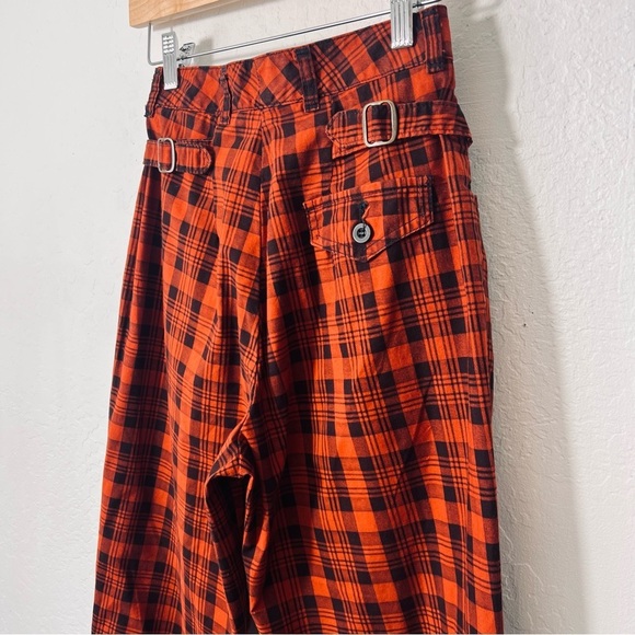 Vintage Janus By Cowden Rust Plaid Western Pant 8 - Picture 4 of 9